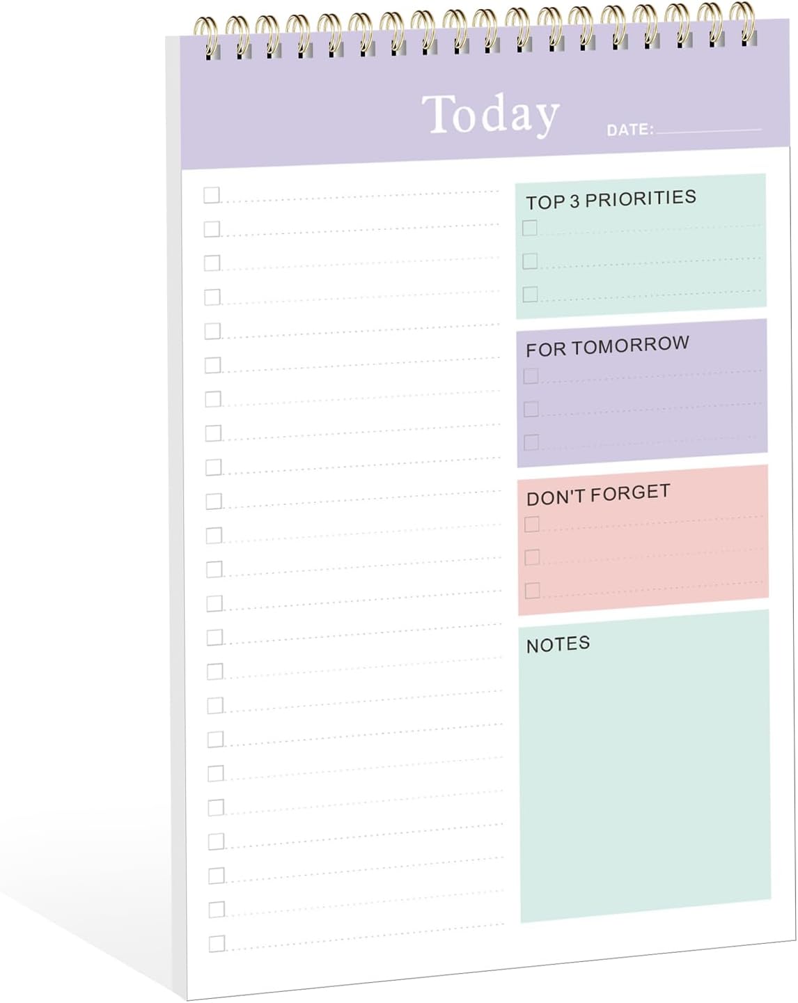 Elevate Your Organization with Our Stylish Weekly To Do List Notepad - 52 Undated Sheets (8.5'' x 11'') for Home, School, and Work in Elegant Pink
