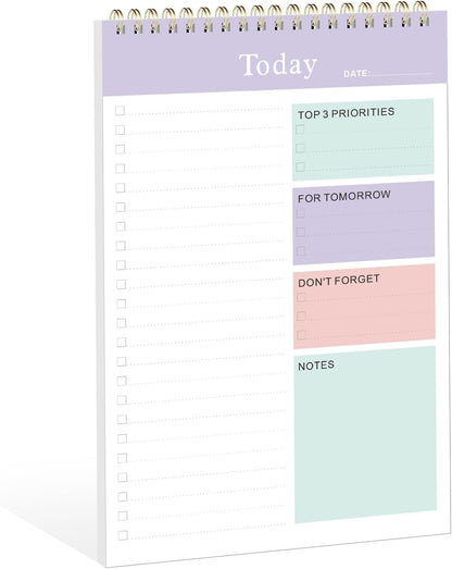 Elevate Your Organization with Our Stylish Weekly To Do List Notepad - 52 Undated Sheets (8.5'' x 11'') for Home, School, and Work in Elegant Pink