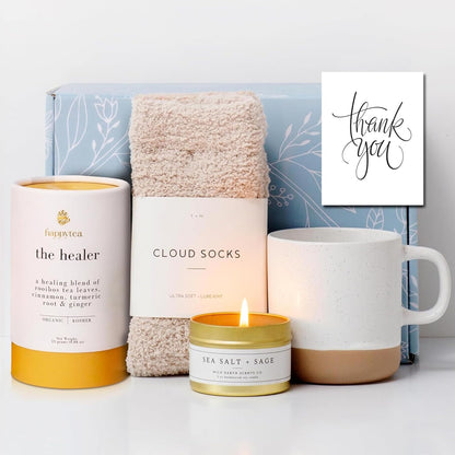 Indulge in Relaxation with the Unboxme Luxe Self Care Gift Box for Women | Thoughtful Premium Care Package Featuring a Sending Hugs Card | Ultimate Spa Basket for Wellness and Comfort