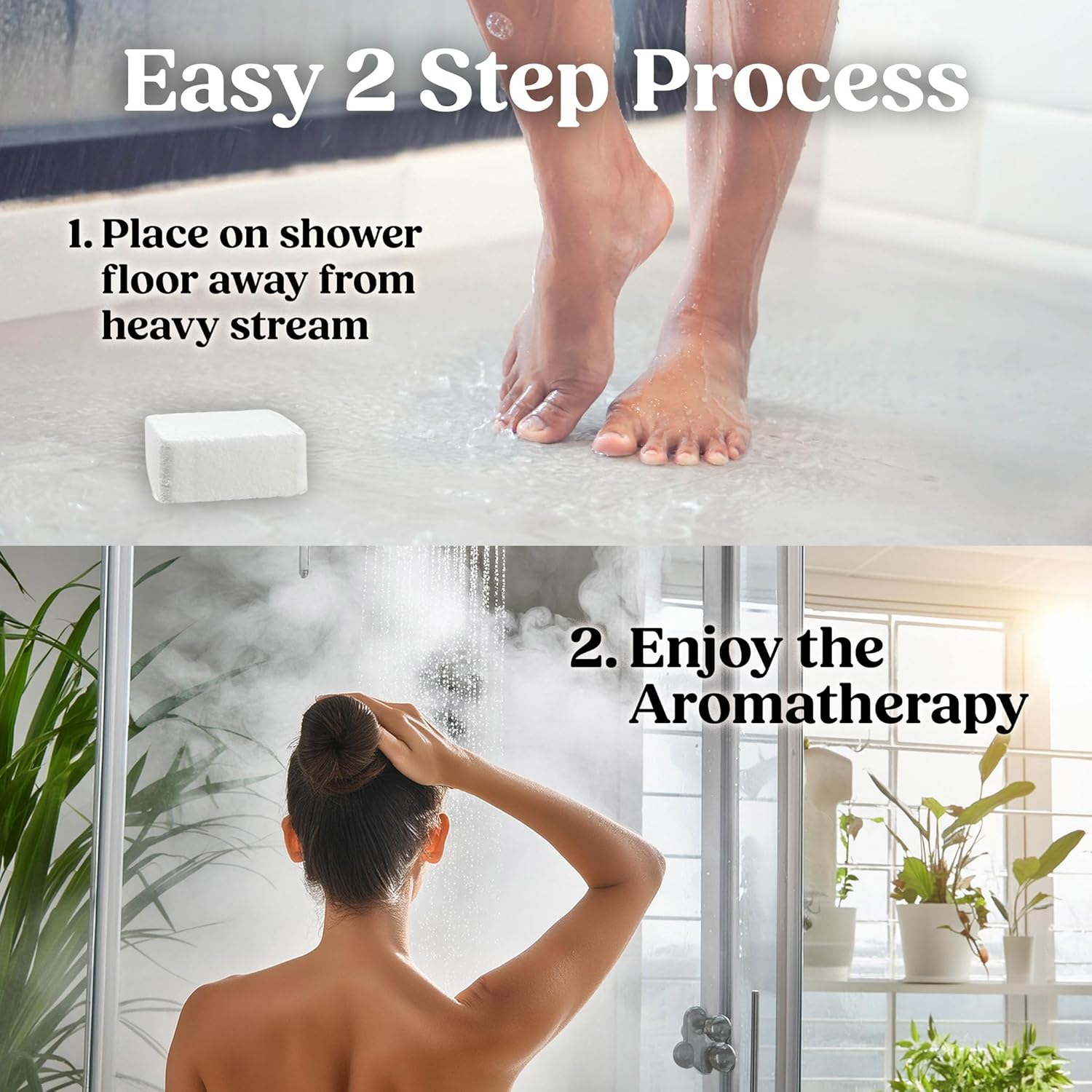 Revitalize Your Shower Experience with Eucalyptus Shower Steamers - Organic Aromatherapy Bombs Made in the USA