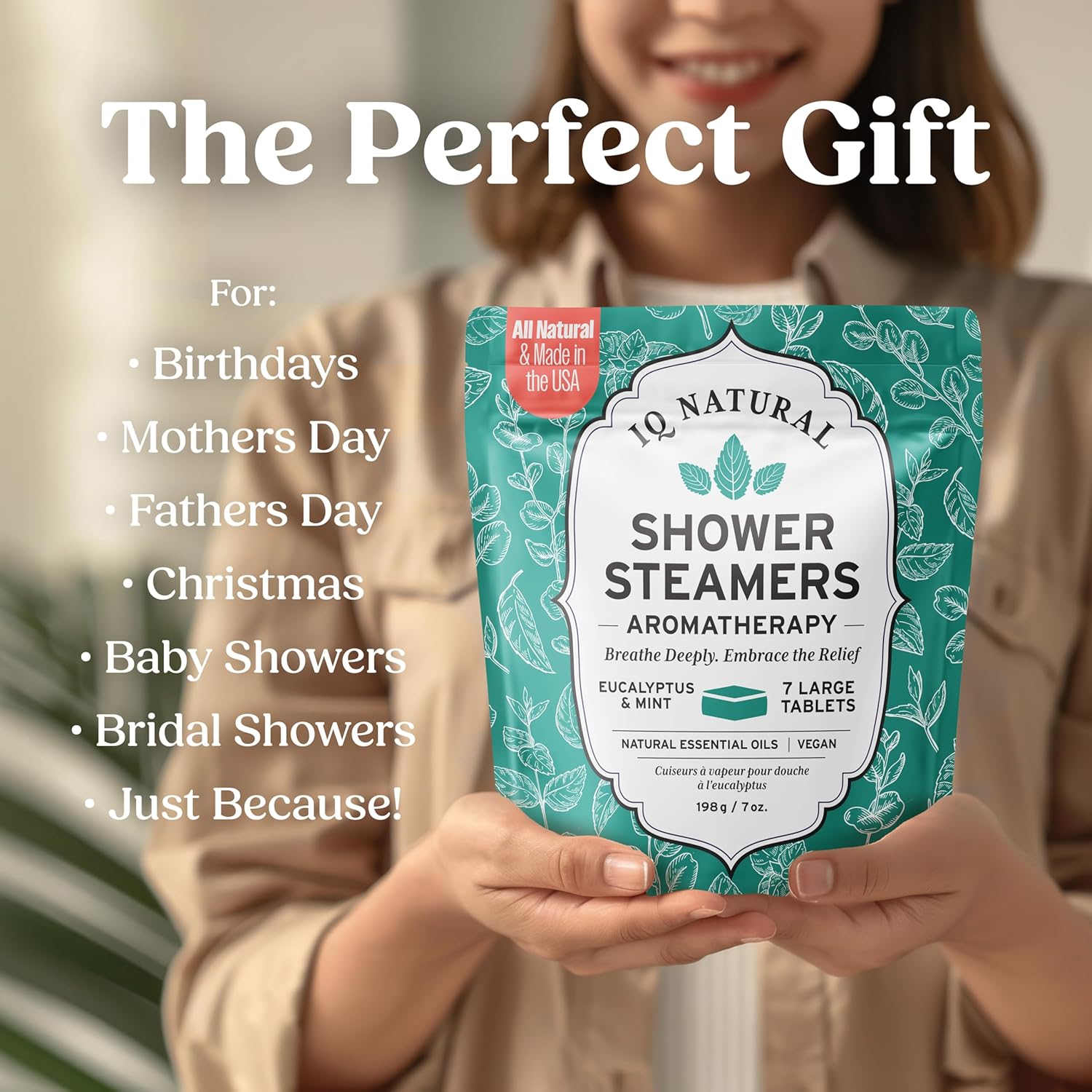 Revitalize Your Shower Experience with Eucalyptus Shower Steamers - Organic Aromatherapy Bombs Made in the USA