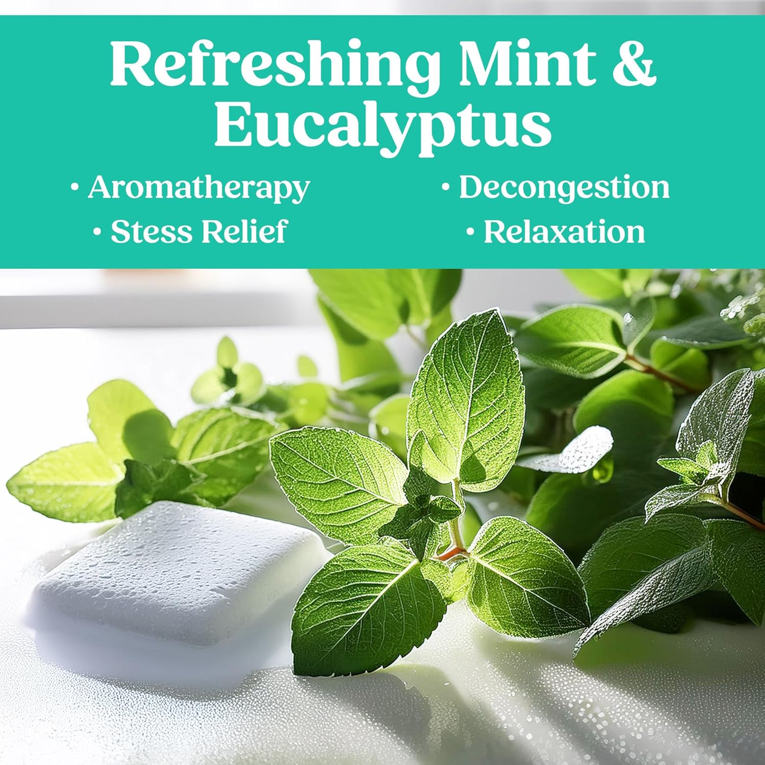 Revitalize Your Shower Experience with Eucalyptus Shower Steamers - Organic Aromatherapy Bombs Made in the USA