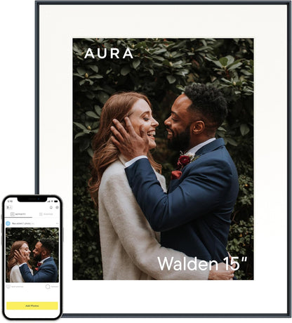 Carver 10.1" HD Digital Picture Frame - The Ultimate Gift for Memories with Easy WiFi Setup and Unlimited Storage