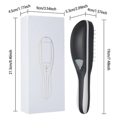 Revitalize Your Scalp with the Electric Spray Massage Comb - Microcurrent Therapy & Red/Blue Light for Hair Growth!
