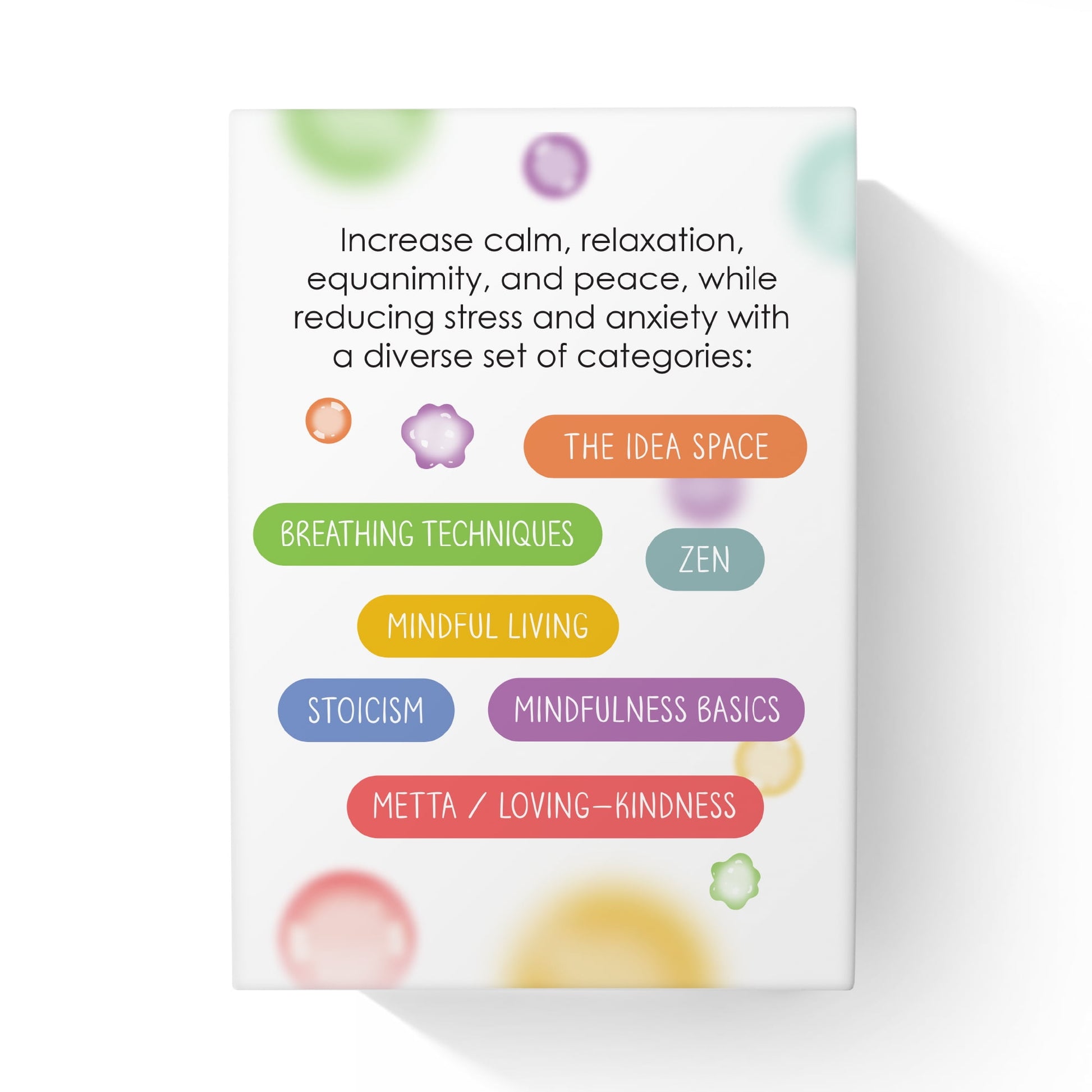Transform Your Mindset with 100 Meditation Cards | Positive Affirmations for Stress Relief & Mindfulness | Perfect Gift for Teens & Adults
