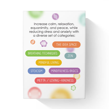 Transform Your Mindset with 100 Meditation Cards | Positive Affirmations for Stress Relief & Mindfulness | Perfect Gift for Teens & Adults