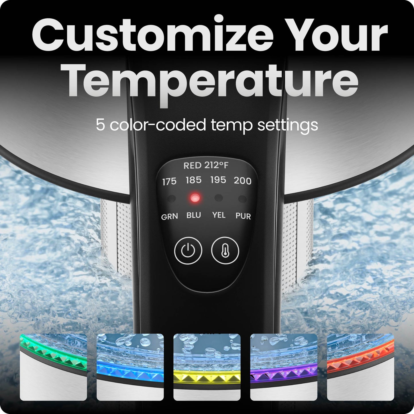 Elevate Your Brewing Experience with the 1.8L Electric Glass Kettle Featuring Temperature Control and Removable Tea Infuser